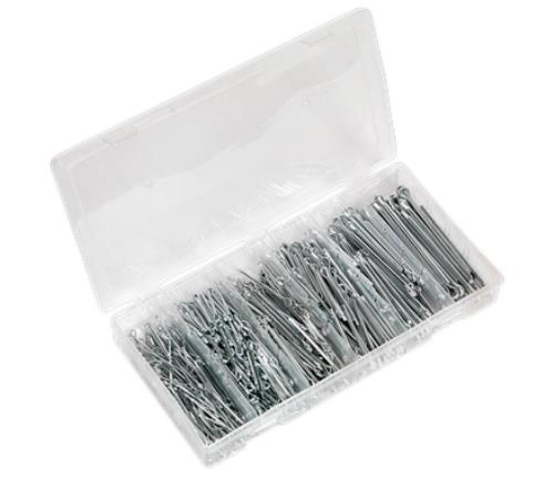 Sealey Split Pin Assortment 555pc Small Sizes Imperial & Metric AB001SP - AB001SPImage1.jpg