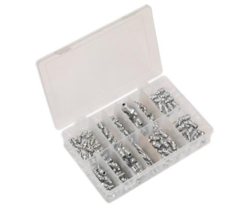Sealey Grease Nipple Assortment 130pc - Metric, BSP & UNF AB009GN - AB009GNImage1.jpg