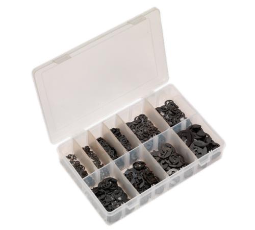 Sealey E-Clip Retainer Assortment 800pc Imperial AB013ER - AB013ERImage1.jpg