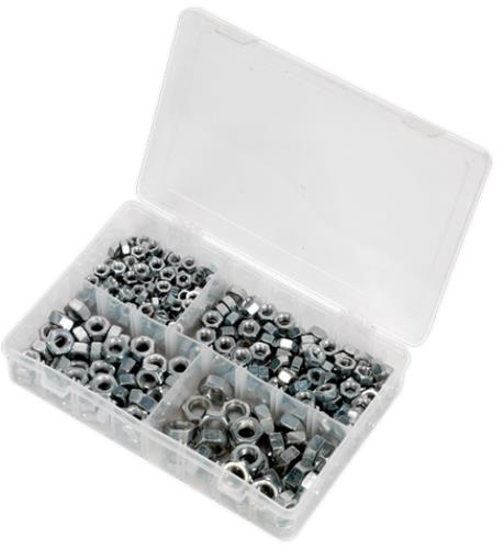 Sealey Steel Nut Assortment 320pc 1/4"-1/2"UNF DIN 934 AB029SN - AB029SNImage4.jpg