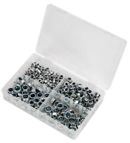 Sealey Nylon Lock Nut Assortment 300pc M6-M12 DIN 982 Metric AB032LN - AB032LNImage4.jpg