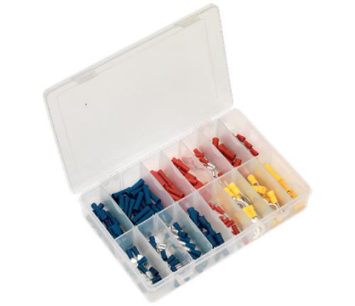 Sealey Crimp Terminal Assortment 200pc Blue, Red & Yellow AB038MT - AB038MTImage1.jpg