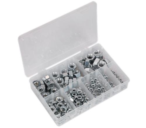 Sealey Steel Nut Assortment 255pc M4-M16 DIN 934 Metric AB046SN - AB046SNImage1.jpg