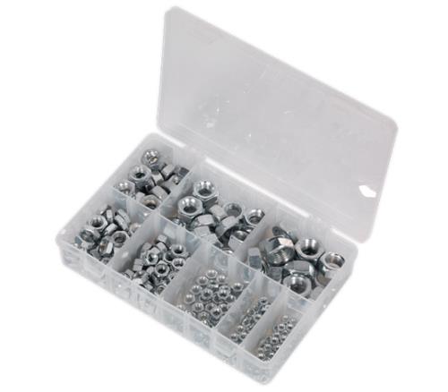 Sealey Steel Nut Assortment 255pc M4-M16 DIN 934 Metric AB046SN - AB046SNImage4.jpg