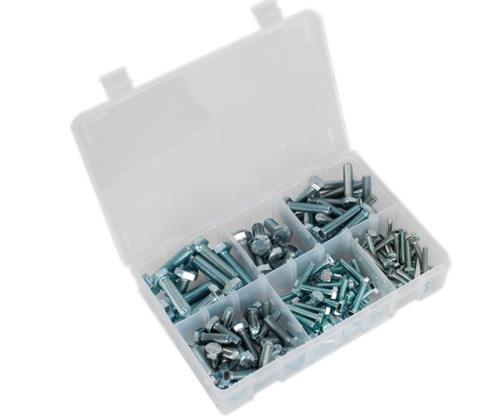 Sealey Setscrew Assortment 150pc Metric M5-M10 High Tensile DIN 933 AB048SS - AB048SSImage1.jpg