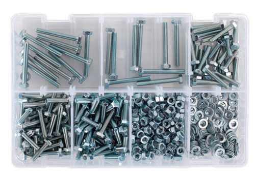Sealey Setscrew, Nut & Washer Assortment 444pc High Tensile M5 Metric AB049SNW - AB049SNWImage3.png