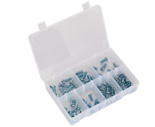 Sealey Socket Screw Assortment 108pc M5-M10 Button Head High Tensile 10.9 Metric DIN 912 AB053BH - AB053BHImage1.jpg