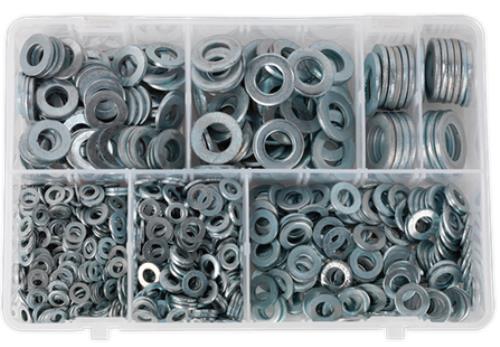 Sealey Flat Washer Assortment 1070pc M5-M16 Form A Metric DIN 125 AB055WA - AB055WAImage3.jpg