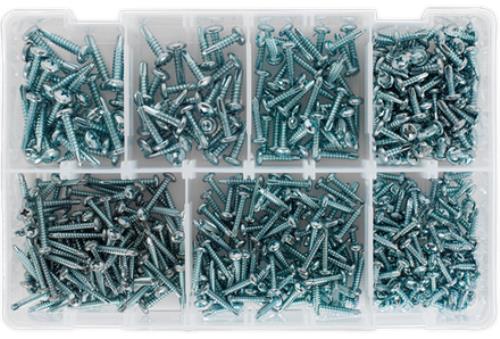 Sealey Self Drilling Screw Assortment 500pc Pan Head Phillips Zinc D7504N AB060SDS - AB060SDSImage3.jpg