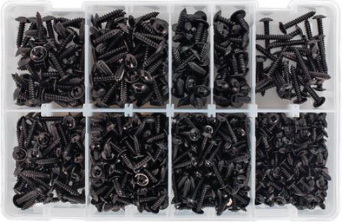 Sealey Self Tapping Screw Assortment 700pc Flanged Head BS 4174 AB066STBK - AB066STBKImage3.jpg