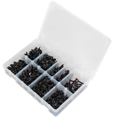 Sealey Self Tapping Screw Assortment 700pc Flanged Head BS 4174 AB066STBK - AB066STBKImage4.jpg