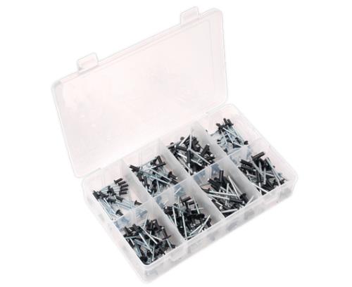 Sealey Rivet Assortment 200pc Black Anodised AB074BR - AB074BRImage1.jpg