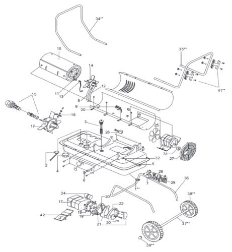 Sealey Space Warmer® Paraffin/Kerosene/Diesel Heater 100,000Btu/hr AB1008 - AB1008Image2.jpg