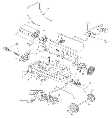 Sealey Space Warmer® Paraffin/Kerosene/Diesel Heater 175,000Btu/hr AB1758 - AB1758Image2.jpg