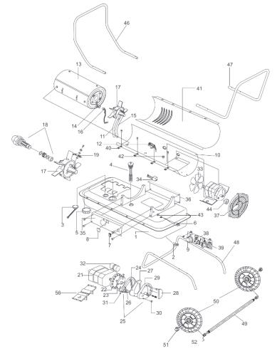 Sealey Space Warmer® Paraffin/Kerosene/Diesel Heater 215,000Btu/hr AB2158 - AB2158Image2.jpg