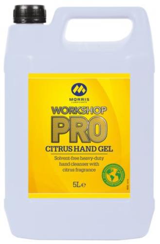 Morris Lubricants Workshop Pro Citrus Hand Gel 5 Litres ABG005-MOR - ABG005Workshop_Pro_Citrus_Hand_Gel_5L.jpg