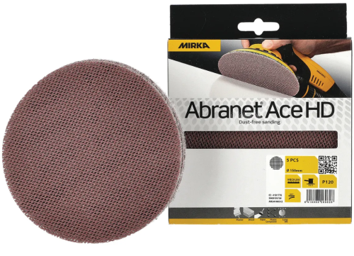 Mirka P40 Abranet® Ace HD Ø 150 mm Grip Sanding Discs (x25) AH24102540 - AH24102580Image2.png