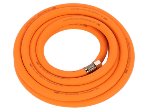 Sealey 5m x Ø10mm High-Visibility Hybrid Air Hose 1/4BSP Unions AHHC538-SEA - AHHC538Image1.png