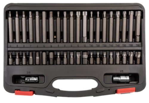 Sealey 42pc 3/8 & 1/2 Inch Sq Drive TRX-Star*/Hex/Spline Bit Set AK21942P-SEA - AK21942PImage3.png