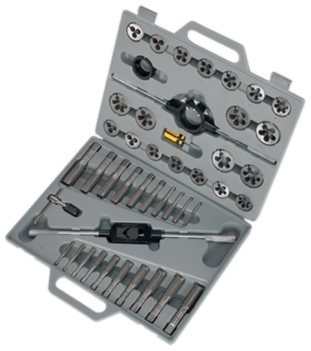 Sealey 45 Piece Tap and Die Set Split Dies - Metric AK303-SEA - AK303Image3.png