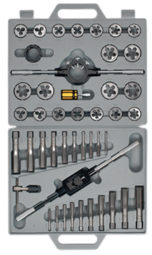 Sealey 45 Piece Tap and Die Set Split Dies - Metric AK303-SEA - AK303Image4.png