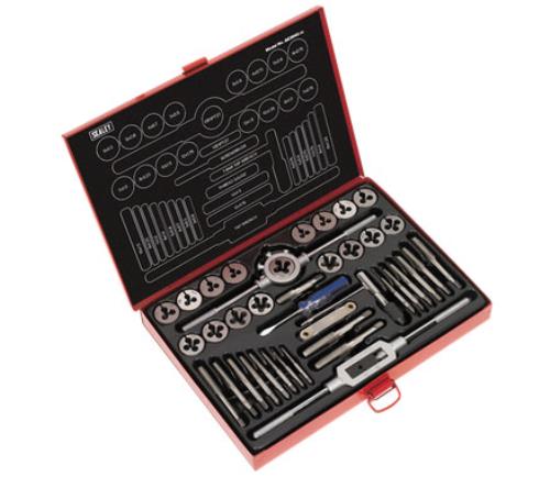 Sealey 40 Piece Tap & Die Set Split Dies - Metric Sizes: 3-12mm AK3040-SEA - AK3040Image1.jpg