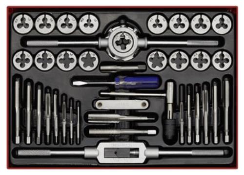 Sealey 40 Piece Tap & Die Set Split Dies - Metric Sizes: 3-12mm AK3040-SEA - AK3040Image3.jpg