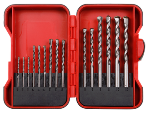 Sealey 15 Piece Masonry Drill Bit Set (3mm - 10mm) with case AK3715M-SEA - AK3715MImage3.png