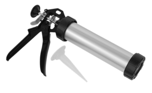 Sealey 230mm Caulking Gun with plastic plunger and nozzle AK3801-SEA - AK3801Image2.png