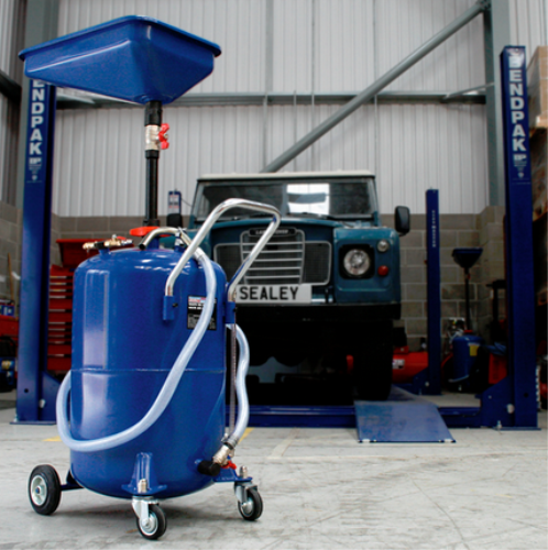 Sealey 65 Litre Air Discharge Mobile Waste Oil Drainer AK451DXSE-SEA - AK451DXImage2.png
