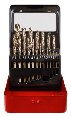 Sealey 19 Piece HSS Cobalt Fully Ground Drill Bit Set in metal case AK4701-SEA - AK4701Image3.png