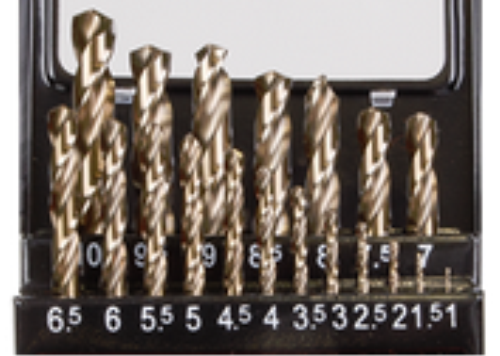 Sealey 19 Piece HSS Cobalt Fully Ground Drill Bit Set in metal case AK4701-SEA - AK4701Image4.png