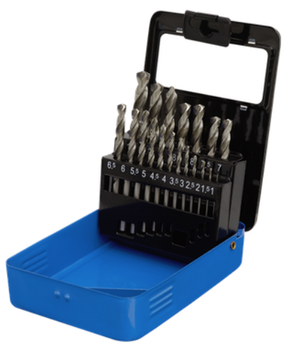 Sealey 19 Piece HSS Fully Ground Drill Bit Set (Ø1-10mm) AK47191-SEA - AK47191Image2.png