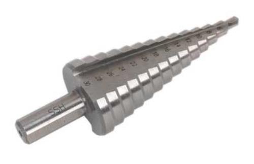 Sealey 4-30mm Double Flute HSS 4341 Step Drill Bit AK4745-SEA - AK4745Image1.jpg