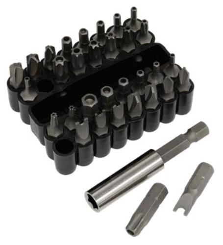 Sealey 33 Piece Security Bit and Magnetic Adaptor Set AK614-SEA - AK614Image3.jpg