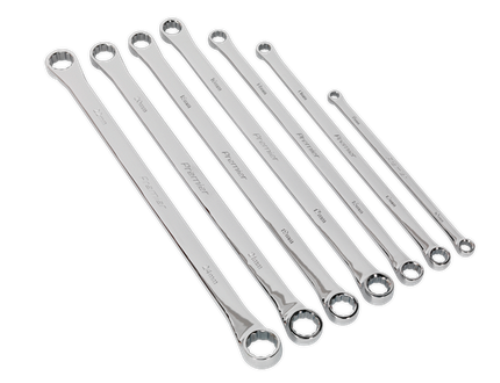 Sealey 7 Piece Extra-Long Double End Ring Spanner Set Metric AK6311-SEA - AK6311Image1.png