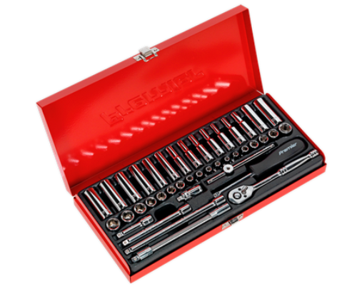 Sealey 41 Piece 1/4 inch Square Drive Socket Set - Metric / Imperial AK690-SEA - AK690Image1.png