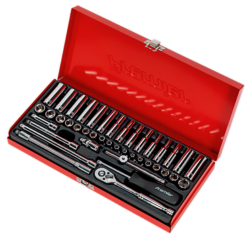 Sealey 41 Piece 1/4 inch Square Drive Socket Set - Metric / Imperial AK690-SEA - AK690Image2.png