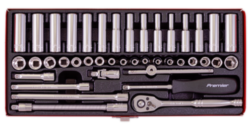 Sealey 41 Piece 1/4 inch Square Drive Socket Set - Metric / Imperial AK690-SEA - AK690Image3.png