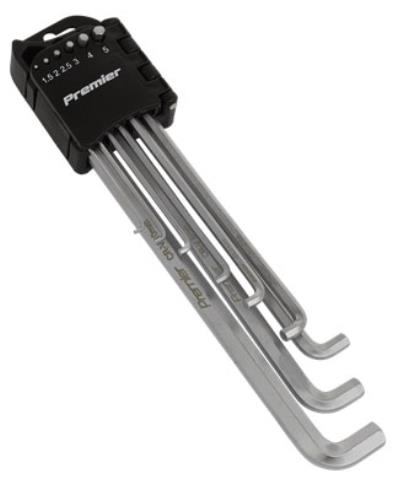 Sealey 9 Piece Stubby Element Extra-Long Hex Key Set 1.5-10mm AK7174-SEA - AK7174Image2.jpg