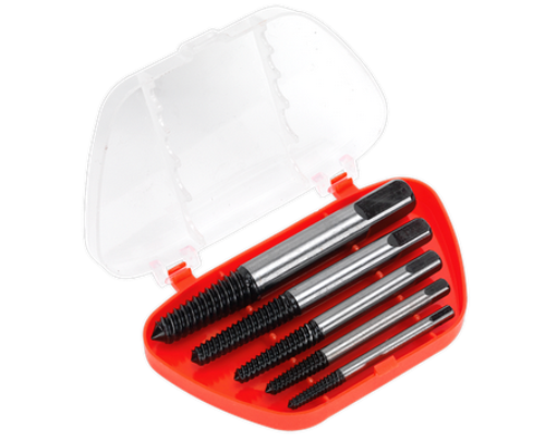 Sealey Imperial 5 Piece Helix Type Screw Extractor Set and Case AK722-SEA - AK722Image1.png