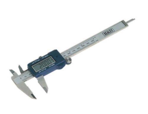 Sealey 0-150mm (0-6 Inch) LCD Digital Vernier Caliper (Met/Imp) AK962EV-SEA - AK962EVImage1.jpg