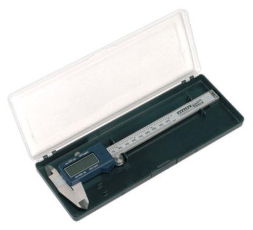 Sealey 0-150mm (0-6 Inch) LCD Digital Vernier Caliper (Met/Imp) AK962EV-SEA - AK962EVImage4.jpg