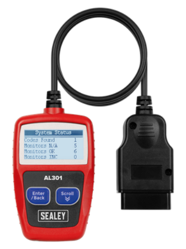 Sealey Autel EOBD Code Reader (Petrol 2001 / Diesel 2004 on) AL301-SEA - AL301Image2.png