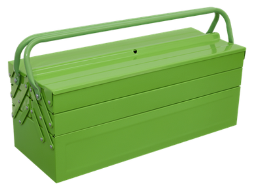 Sealey 530mm 4 Tray Cantilever Toolbox Green AP521HV-SEA - AP521HVImage3.png