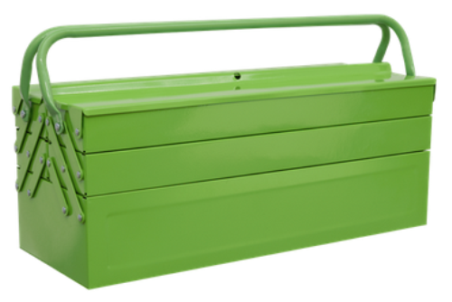 Sealey 530mm 4 Tray Cantilever Toolbox Green AP521HV-SEA - AP521HVImage4.png