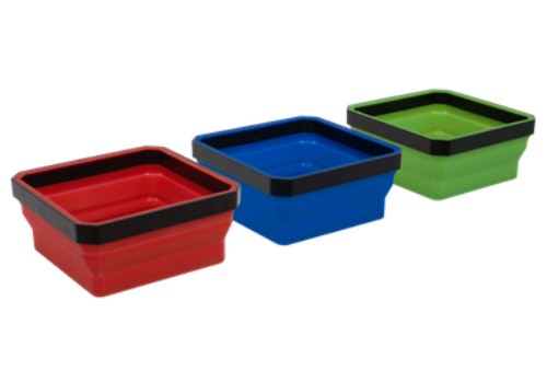 Sealey Collapsible Magnetic Parts Tray Set (Red Green Blue) APCSTS-SEA - APCSTSImage1.png