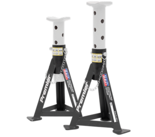 Sealey Axle Stands (Pair) 3 Tonne Capacity per Stand - White AS3-SEA - AS3Image1.png