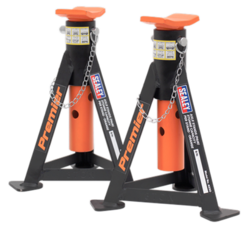 Sealey Axle Stands (Pair) 3 Tonne Capacity per Stand - Orange AS3O-SEA - AS3OImage2.png