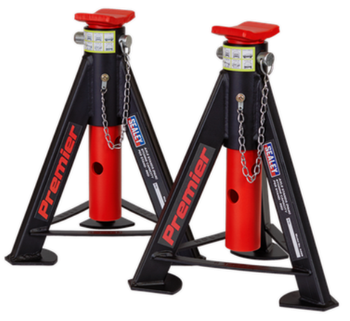 Sealey Axle Stands (Pair) 6 Tonne Capacity per Stand - Red AS6R-SEA - AS6RImage2.png